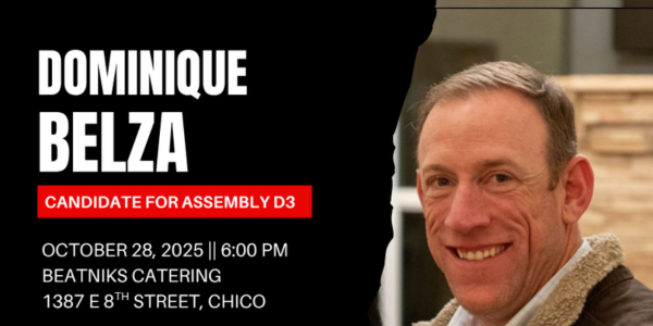 Dom Belza, D3 Republican Assembly Candidate, to Speak Oct 28